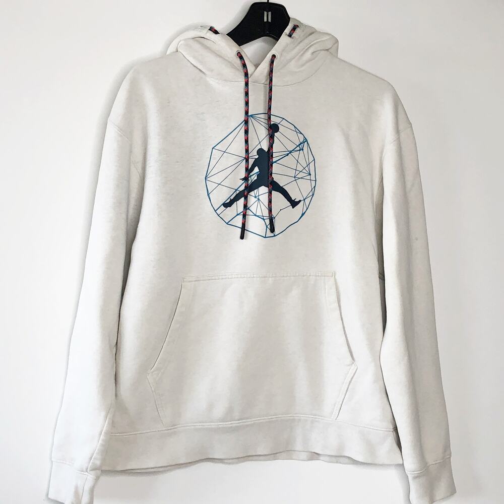 Michael Jordan Sweat Shirt Medium Hoodie Kangaroo Pocket Pull Over
